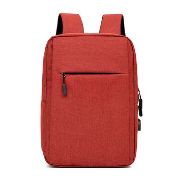 Mochila Dam Para Laptop Con Interfaz De Carga Usb. 30x13x42 Cm. Color: Rojo