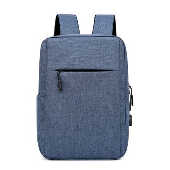 Mochila Dam Para Laptop Con Interfaz De Carga Usb. 30x13x42 Cm. Color: Azul