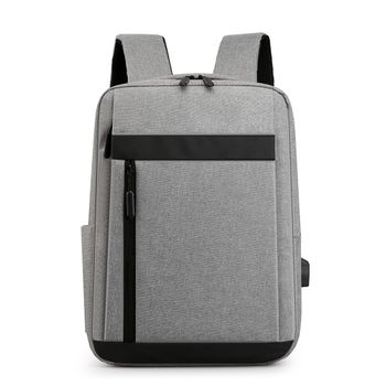 Mochila Dam Para Laptop Con Interfaz De Carga Usb. 28x11x40 Cm. Color: Gris