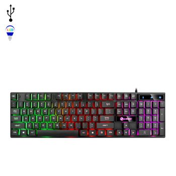 Teclado Gaming Tx30 Con Luces Rgb,