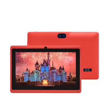 Tablet Dam Q75x Pro Wifi. So Android 7. Pantalla 7'' 1024x600px. Mtk8321 Quad Core 1,3ghz, 1gb Ram + 8gb. Doble Cámara. 18,2x1,15x12,2 Cm. Color: Rojo