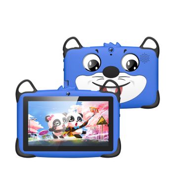 Tablet Infantil Dam K717 Wifi. So Android 7. Pantalla 7'' 1024x600px. Mtk Quad Core 1gb Ram + 8gb. Doble Cámara. 19,9x1,8x15 Cm. Color: Azul