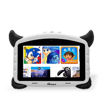 Tablet Infantil Dam K702 Wifi. So Android 7. Pantalla 7'' 1024x600px. Mtk 6735 Quad Core 1,5gb Ram + 16gb. Doble Cámara. 23,5x2x16,5 Cm. Color: Blanco