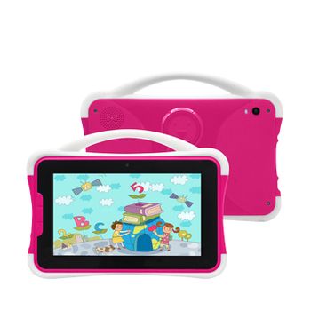 Tablet Infantil Dam K701 3g Wifi. So Android 5.1. Pantalla 7'' 1024x600px. Mtk8321 Quad Core 1.3 Ghz, 1gb Ram + 16gb. Doble Cámara. 21x2x15,5 Cm. Color: Rosa