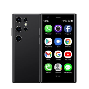 Mini Smartphone Dam S23 Pro 3g, Android 8.1, 2gb Ram + 16gb. Pantalla 3''.doble Tarjeta Sim. 4,5x1,2x10,2 Cm. Color: Negro