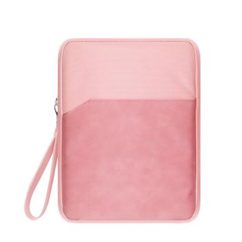 Funda Universal Dam Para Tablet De 12 Pulgadas. De Tela Con Acolchado Grueso. Acabado Interior En Terciopelo Suave. Cierre De Cremallera. 22,3x2,5x28 Cm. Color: Rosa Claro