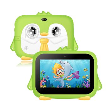 Tablet Infantil Dam K716 Wifi. So Android 7.0 . Pantalla 7'' 1024x600px. Mtk 8321 Quad Core 1.3ghz, 1gb Ram + 8gb. Doble Cámara. 23x0,9x16,4 Cm. Color: Verde Claro