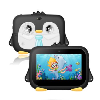 Tablet Infantil Dam K716 Wifi. So Android 7.0 . Pantalla 7'' 1024x600px. Mtk 8321 Quad Core 1.3ghz, 1gb Ram + 8gb. Doble Cámara. 23x0,9x16,4 Cm. Color: Negro