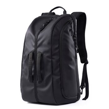 Mochila Dam Multi Compartimento Con Capa Impermeable. Uso Tipo Bolsa. Laptop 17" + Tablet 9,7". 30x23x52 Cm. Color: Negro