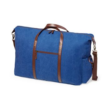 Bolso De Viaje Dam Retro Canvas 450 Gsm 75x48x25 Cm. Color: Azul Marino