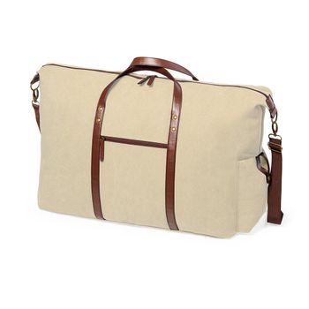 Bolso De Viaje Damret Ro Canvas 450 Gsm 75x48x25 Cm. Color: Beige