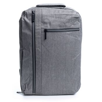 Dam Mochila Cabina Multi Compartimento, Porta Laptop 17". Adaptable A Trolley. Toma Usb Externa Oculta. 30x14x42 Cm. Color: Gris