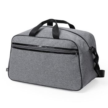 Bolso Viaje Multiusos Dam Nature Resistente 600d Rpet Material Reciclado 48,5x28x27,5 Cm. Color: Gris