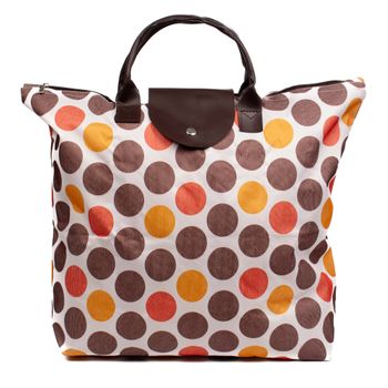 Bolso Shopper  Iria Quintana Azzorta  Plegable Con Doble Asa. 46x11x37 Cm. Color: Marrón