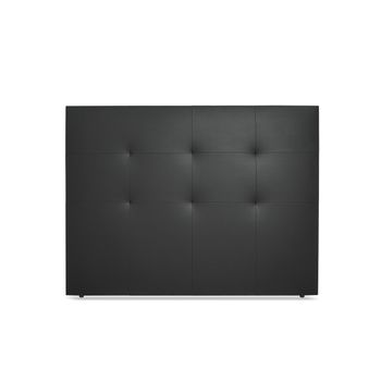 Cabecero Negro Aurora, Polipiel De Alta Gama - Cama 90cm- Win Rest