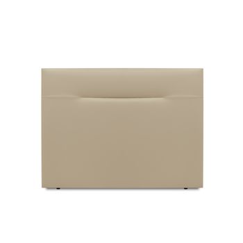 Cabecero Beige Mar, Acolchado Polipiel Premium -cama 135/140- Win Rest