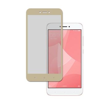 Becool® - Vidrio Templado 3d Cobertura Total Dorado Para Xiaomi Redmi 4x