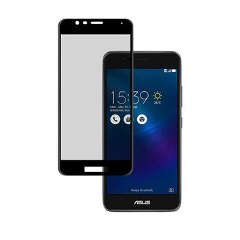 Becool® - Vidrio Templado 3d Cobertura Total Negro Para Asus Zenfone 3 Max Zc520tl