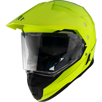 Casco Mt Synchrony Duo Sport Solid Amarillo Fluor Brillo S