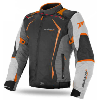 Chaqueta Sd-jr47 Invierno Racing Hombre Gris Oscuro/ Naranja S