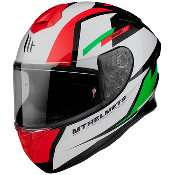 Casco Mt Ff106pro Targo Pro Sound C6 Verde Perla Brillo Xl