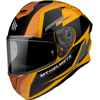 Casco Mt Ff106pro Targo Pro Sound D3 Amarillo Brillo Xs