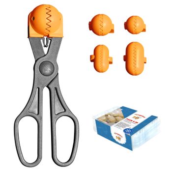 Utensilio Multiusos +4 Moldes Masa + 20 Bandejas La Croquetera Naranja