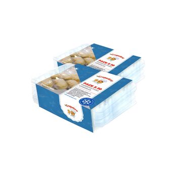 Pack 40 Bandejas Reutilizables Para 200 Masas. Croquetera Patentada, Hecha En España.