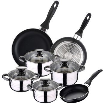 Set Sartenes C/tapa Aluminio San Ignacio Inducción Ø20,24,28set Utensilios  con Ofertas en Carrefour