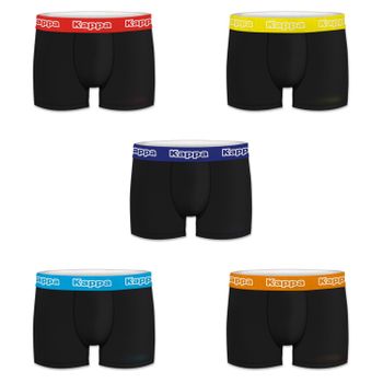 Set De 8 Calzoncillos Boxers Para Hombre Algodón Y Elastano Kappa Surtido  con Ofertas en Carrefour