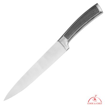 Cuchillo Trinchador 20cm Acero Inoxidable Bergner Esenciales