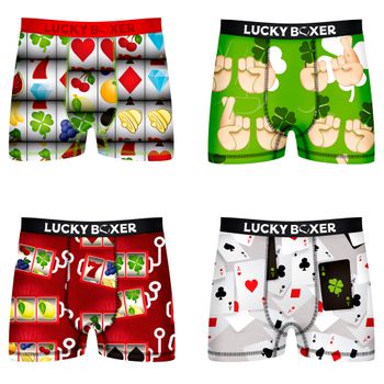 Set De 2 Calzoncillo Boxers Para Hombre Algodón Y Elastano Crazy Boxer con  Ofertas en Carrefour