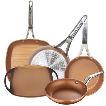 Set 3 Sartenes Con Grill Y Asador Aluminio Forjado San Ignacio Origen