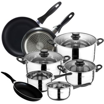 8 Pzas Batería De Cocina San Ignacio Con 3 Sartenes Jolie Ø20ø24ø28 Cm con  Ofertas en Carrefour