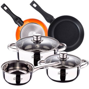 12 Pzas Batería Cocina San Ignacio Cassel Con 3 Sartenes Daimiel Gris con  Ofertas en Carrefour