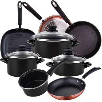 Batería de cocina Bergner San Ignacio 9 piezas — Electroventas