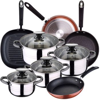 Batería de cocina Bergner San Ignacio 9 piezas — Electroventas