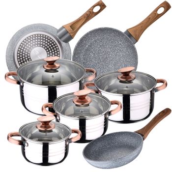 Set De Sartenes San Ignacio Cookware Lava Aluminio (2 Pcs) con Ofertas en  Carrefour