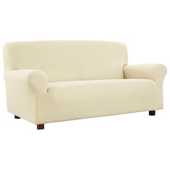 Funda De Sofa Elástica Adaptable Berta, 2 Plazas - 140 - 170 Cm. Lino  Estoralis con Ofertas en Carrefour