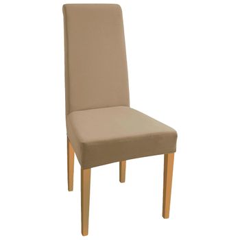 Funda Asiento De Silla Elástica Adaptable Alba, Asiento. Beige Estoralis  con Ofertas en Carrefour