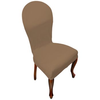 Funda Asiento De Silla Elástica Adaptable Alba, Asiento. Beige Estoralis  con Ofertas en Carrefour