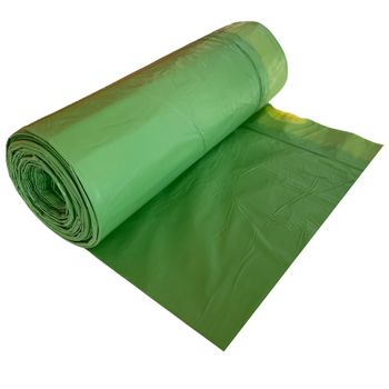 30 Bolsas De Basura Polietileno Wellhome Classic Bag 64x71 Cm 40-50l Verde