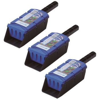 3x Dispensador De Sustancias Para Jardin Prosperplast "sharkie" 29x9,9x6,5 Cm En Azul