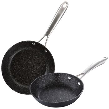 2 Sartenes En Aluminio Forjado San Ignacio Foodies Mp Ø20 Y Ø28 Cm