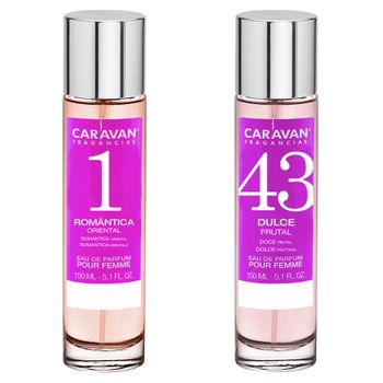 Set De 2 Perfumes - Colonias Caravan Para Mujer Nº 43 Y Nº  1