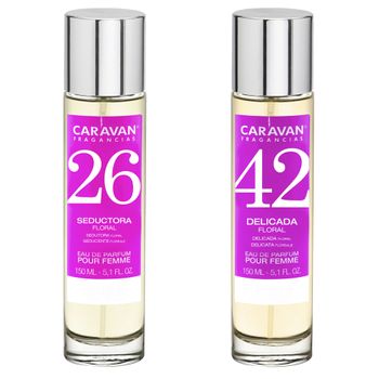 Set De 2 Perfumes Caravan Para Mujer Nº42 Y Nº 26