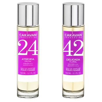 Set De 2 Perfumes Caravan Para Mujer Nº42 Y Nº 24