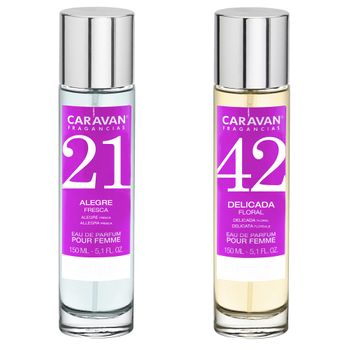 Set De 2 Perfumes Caravan Para Mujer Nº42 Y Nº 21