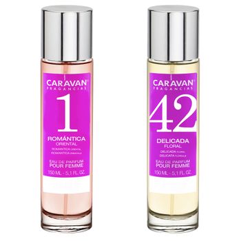 Set De 2 Perfumes - Colonias Caravan Para Mujer Nº 42 Y Nº  1