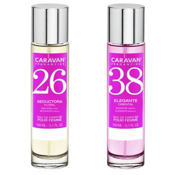 Set De 2 Perfumes - Colonias Caravan Para Mujer Nº 38 Y Nº  26